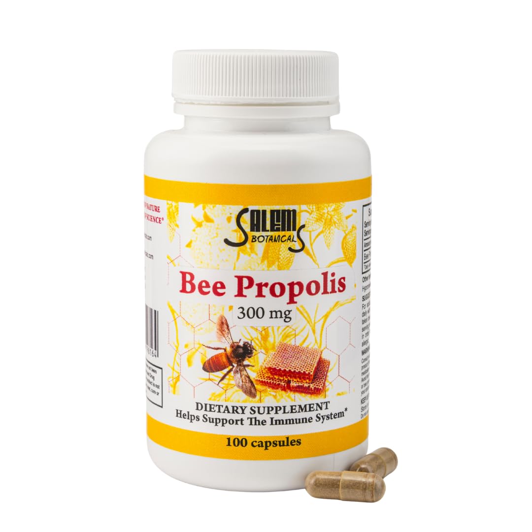Salem Botanicals Bee Propolis Capsule 100 Count