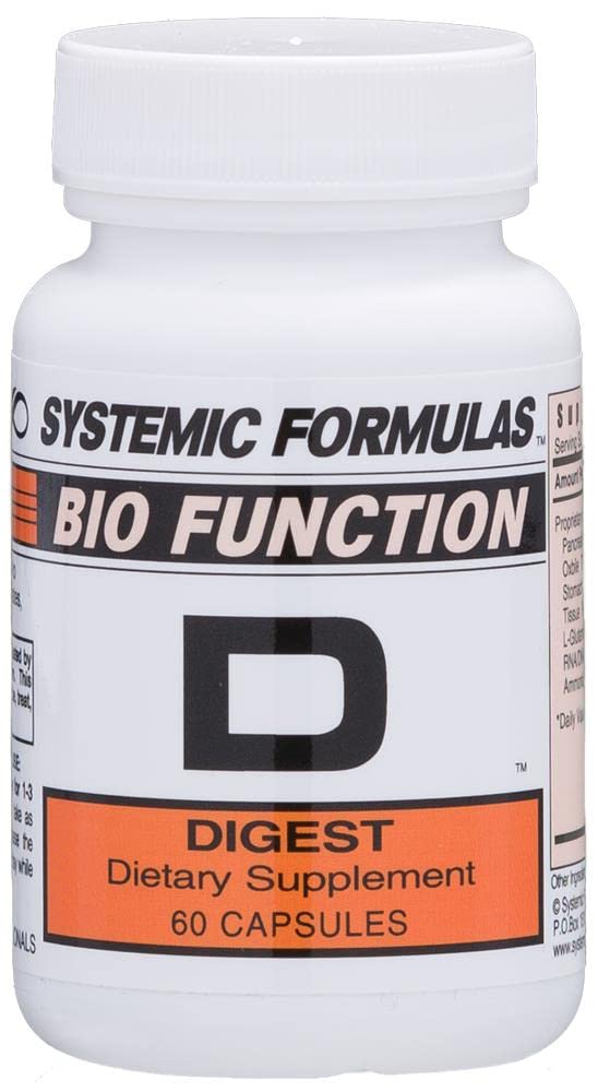 Systemic Formulas D - Digest Capsule, 60 Capsules