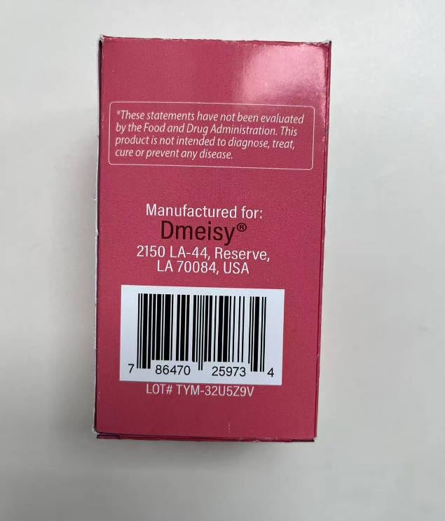 Dmeisy Sublingual Mushroom Complex Plant Chewable Pieces 60 Count