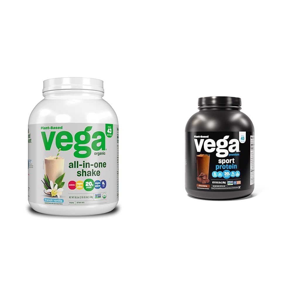 Vega Organic All-in-One Vegan Protein Powder Chocolate, 1 Count