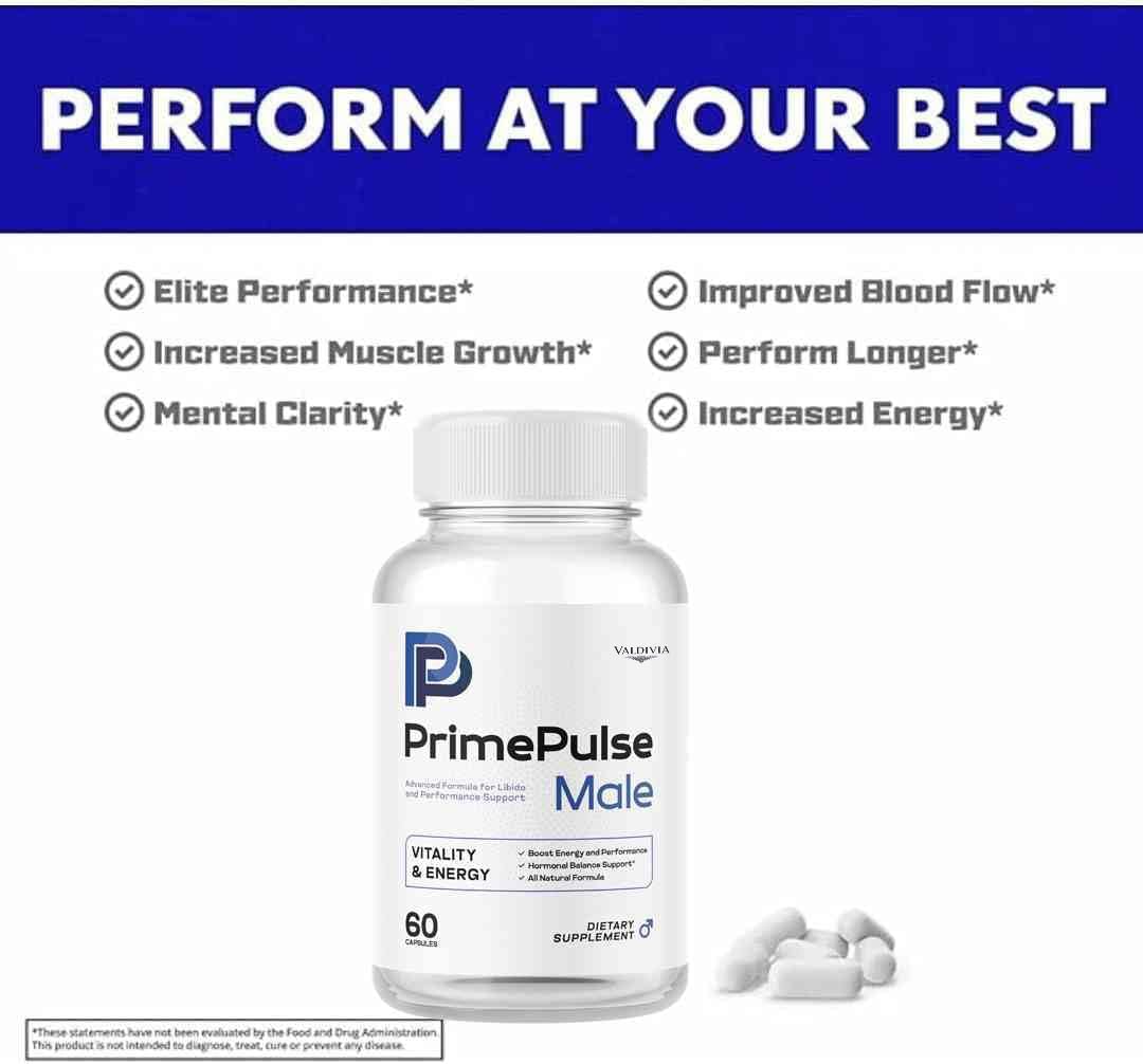 Valdivia Prime Pulse Male Capsules, 300 Capsules