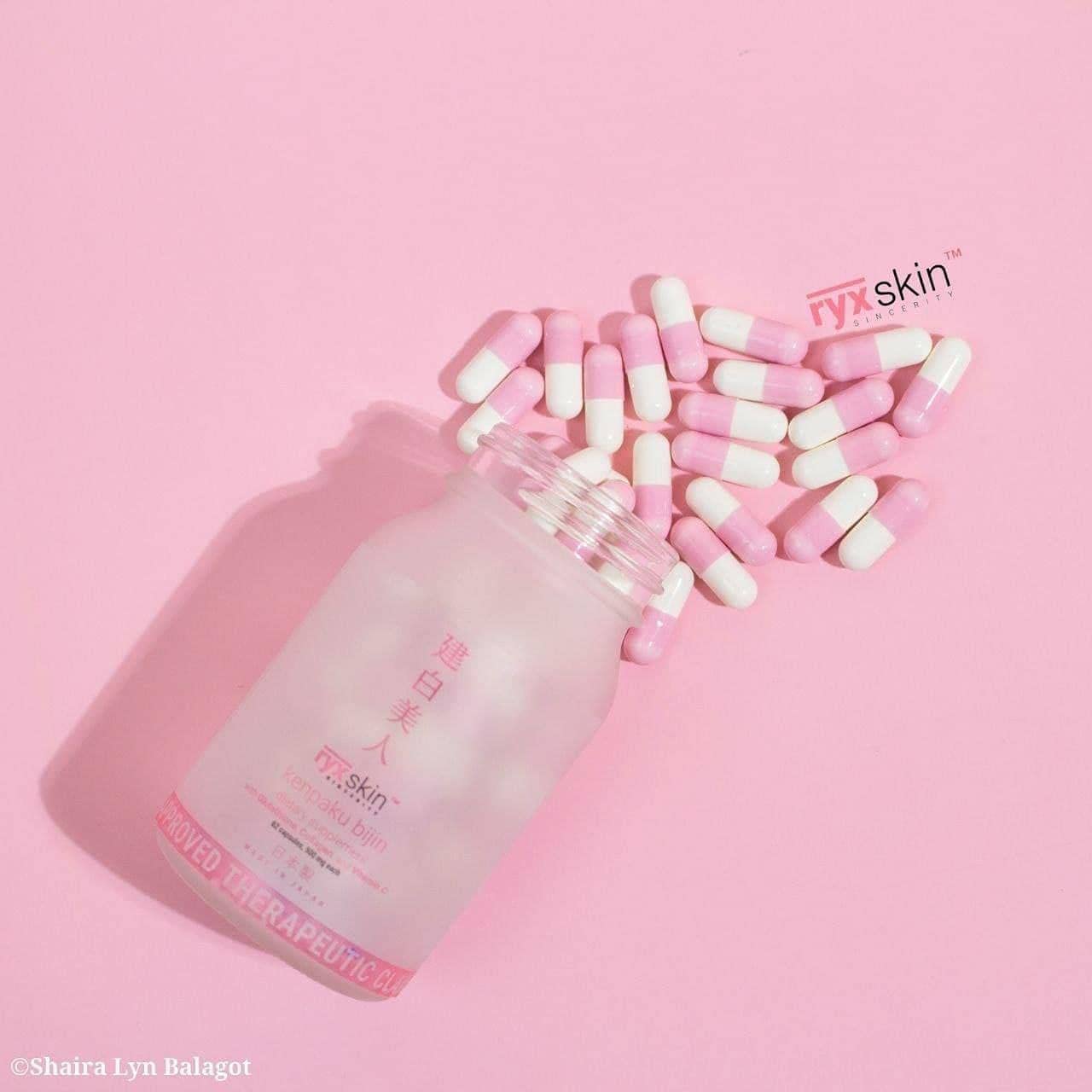 Ryxskin Japan Collagen + Anti Aging + Detox Kenpakubijin Supplement 62 Capsules
