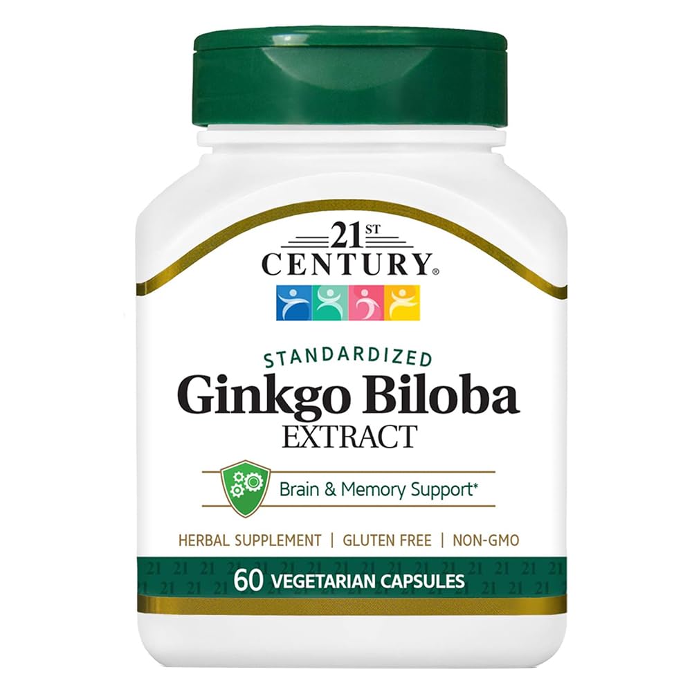 21st Century Ginkgo Biloba Extract Memory & Focus, 60 Capsules
