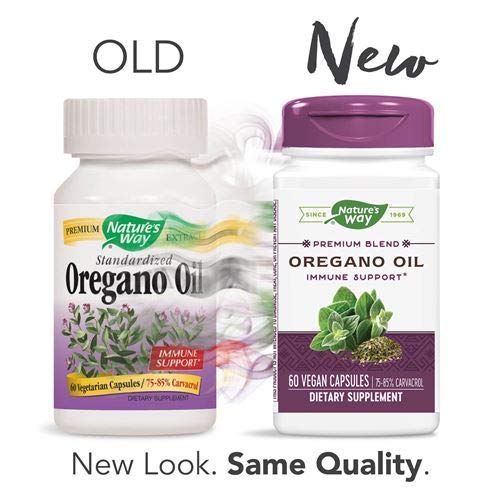 Nature's Way Oregano Oil 75-85% Carvacrol Capsule, 120 Count