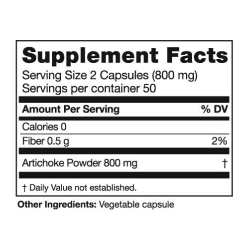 Seagate Products Artichoke 400 mg Capsules 100 Count