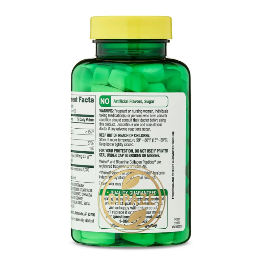 Dipaze Collagen + Vitamin C Capsules, 90 Count