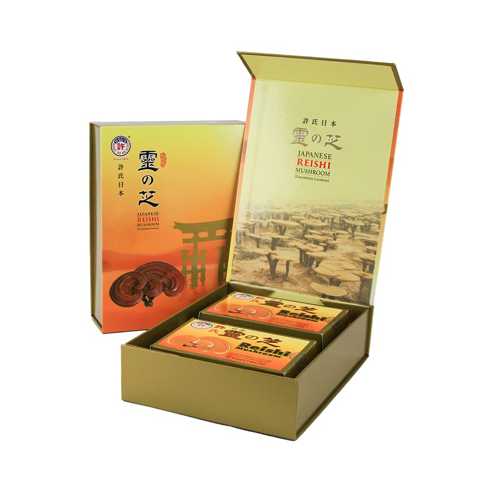 Hsu's Japanese Reishi Mushroom Capsules, 120 Count