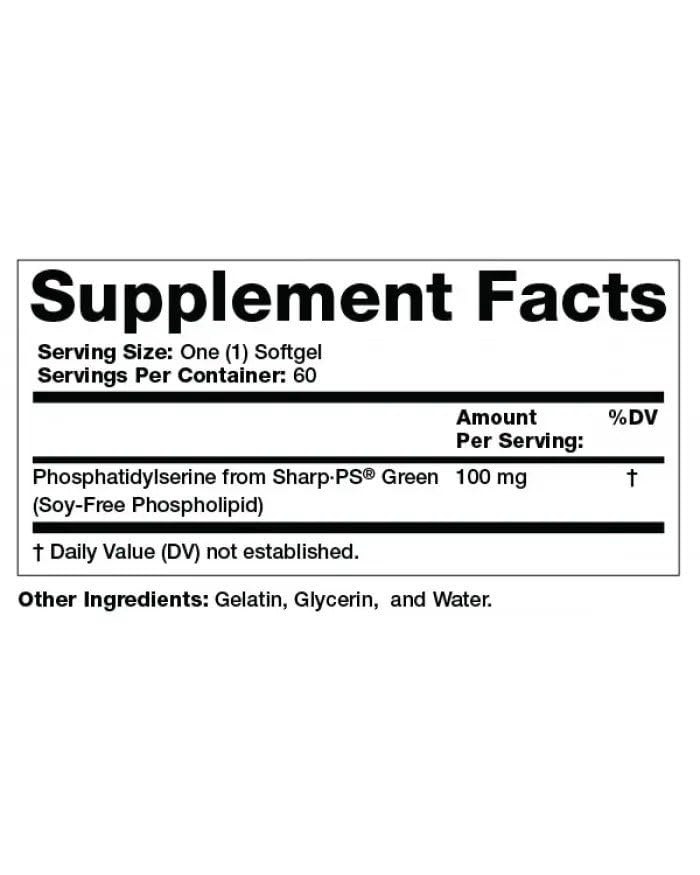 Olympian Labs Phosphatidylserine Complex 60 Capsules