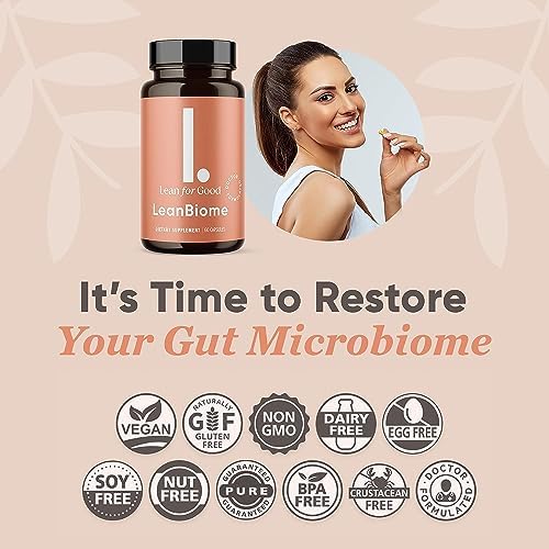LEANFORGOOD LeanBiome 9-Strain Probiotic Formula 60 Capsules