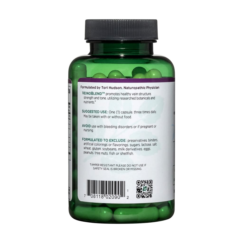 Vitanica VeinoBlend - Circulation Supplement for Blood Flow Capsule, 90 Count
