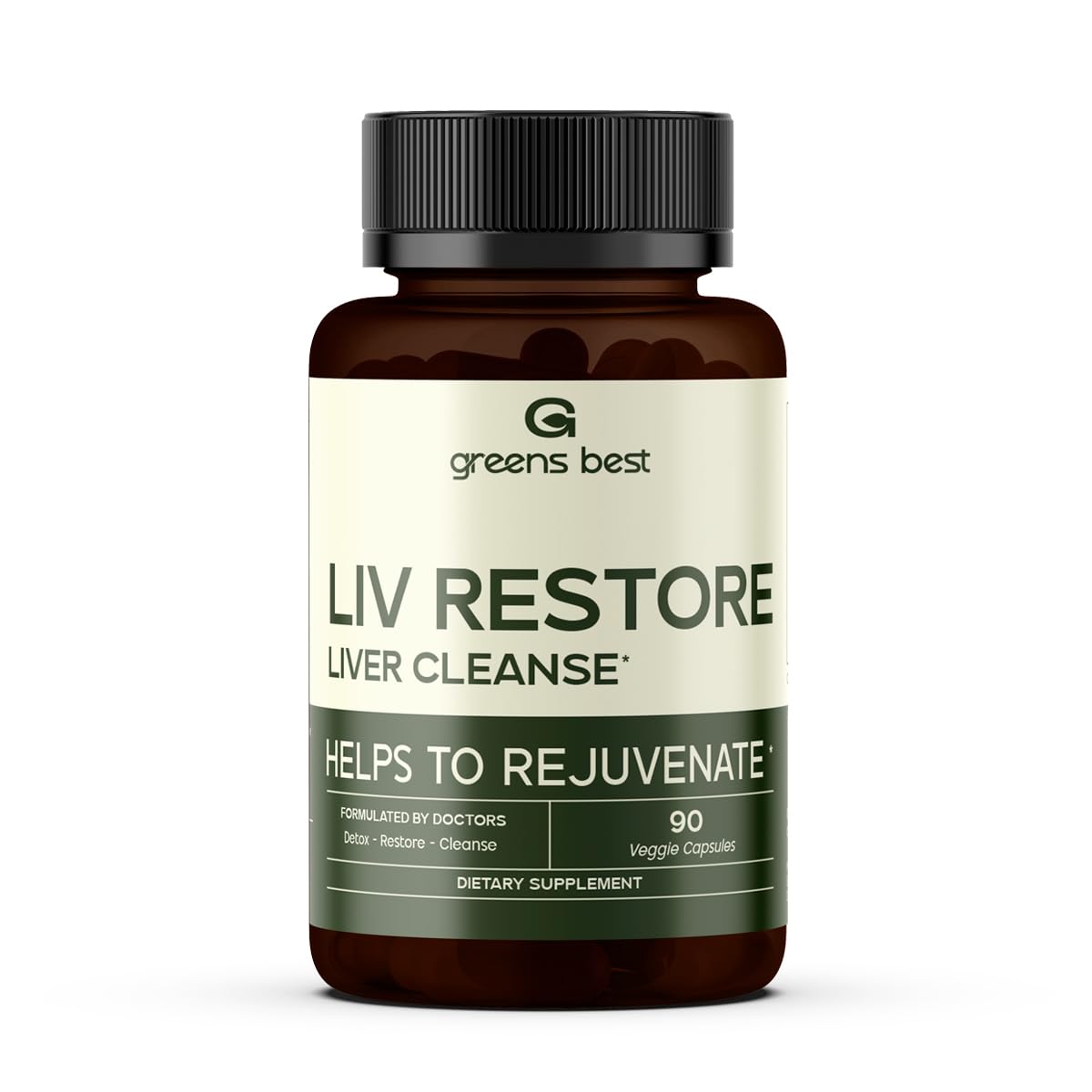 GREEN'S BEST Liver Support Supplement Capsules, 90 Capsules