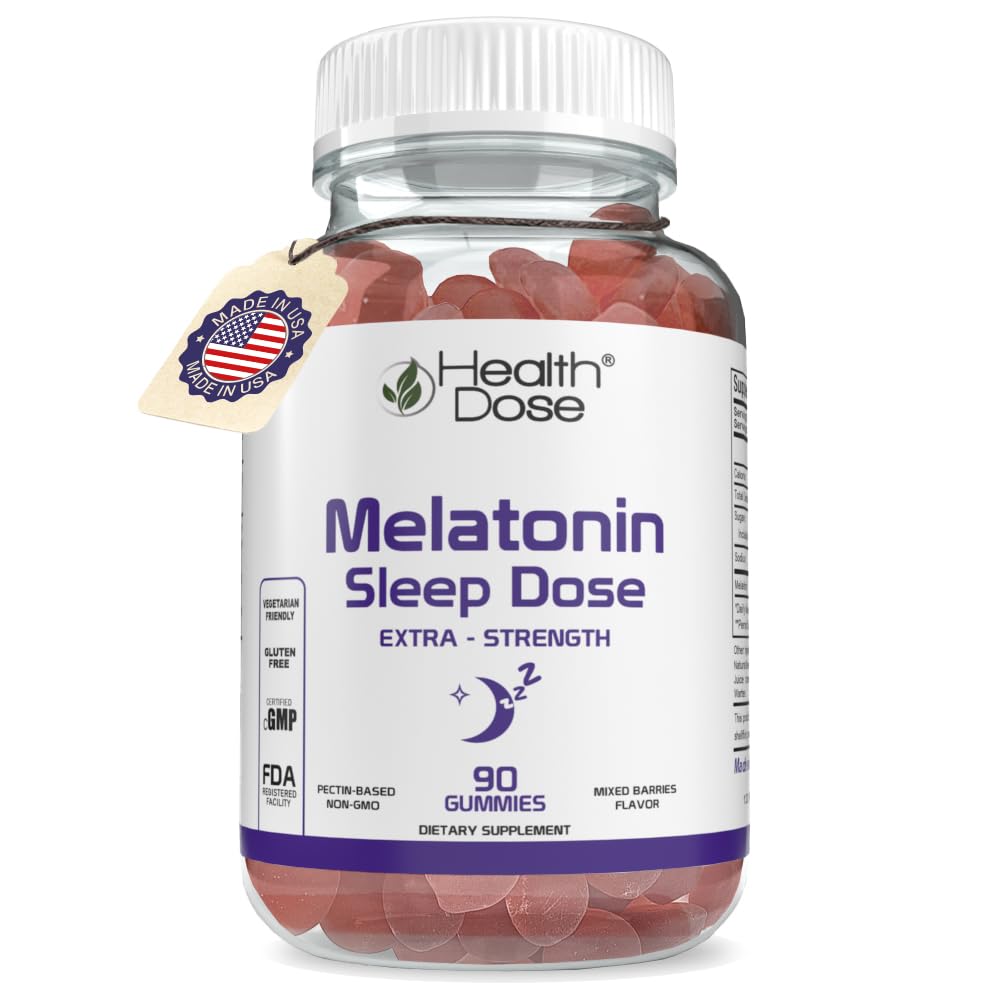 Health Dose Melatonin 6 mg Extra Strength Gummy, 450 Gummies