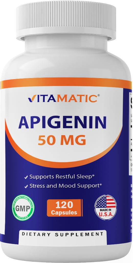 Vitamatic Apigenin 50mg Capsules 240 Count
