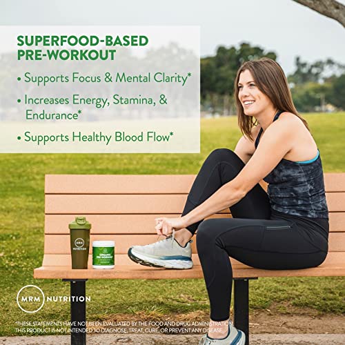 MRM Organic Pre-Workout Powder Black Cherry 8.5 Ounce