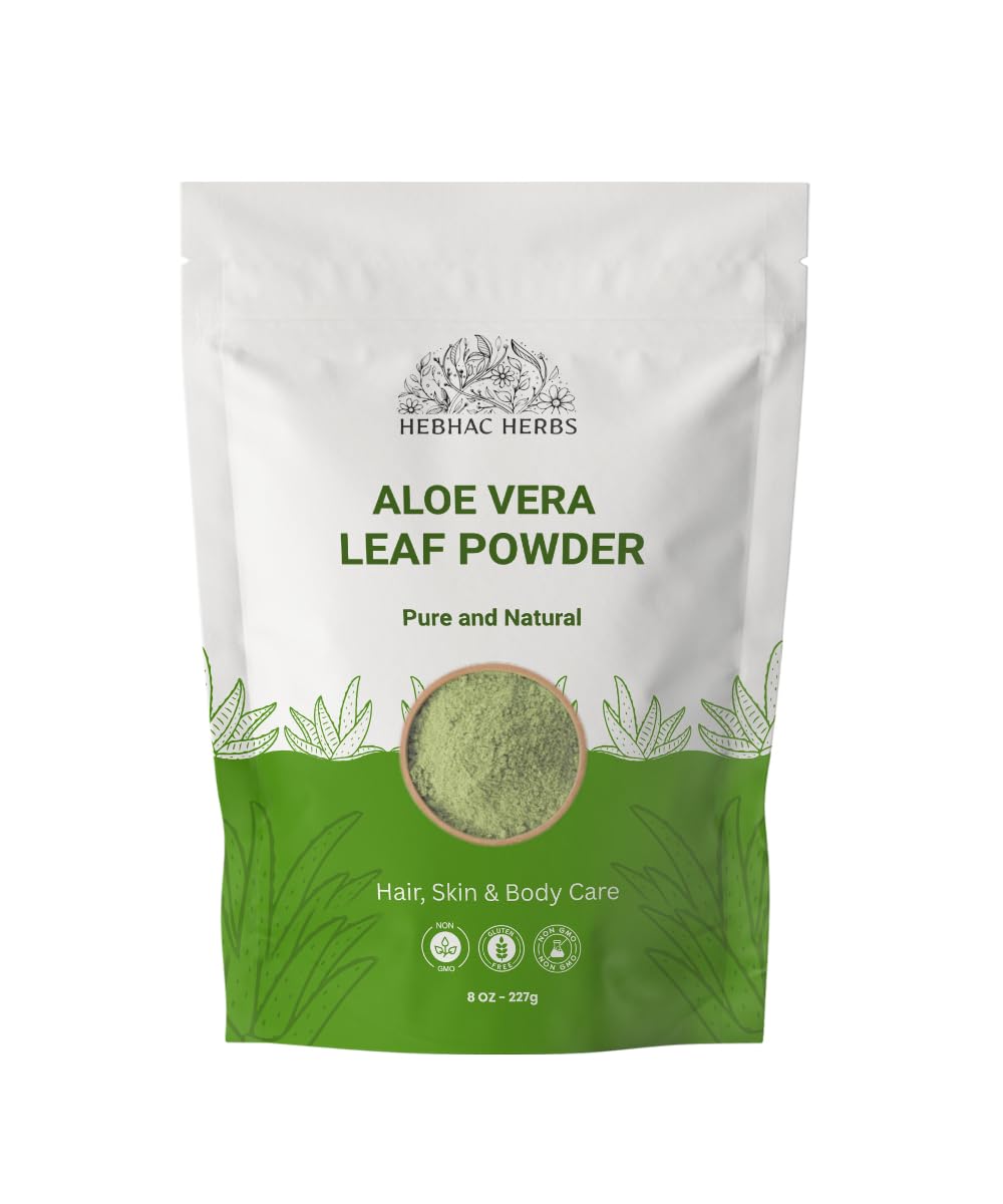 Hebhac Herbs Aloe Vera Powder Organic, 7.95 oz