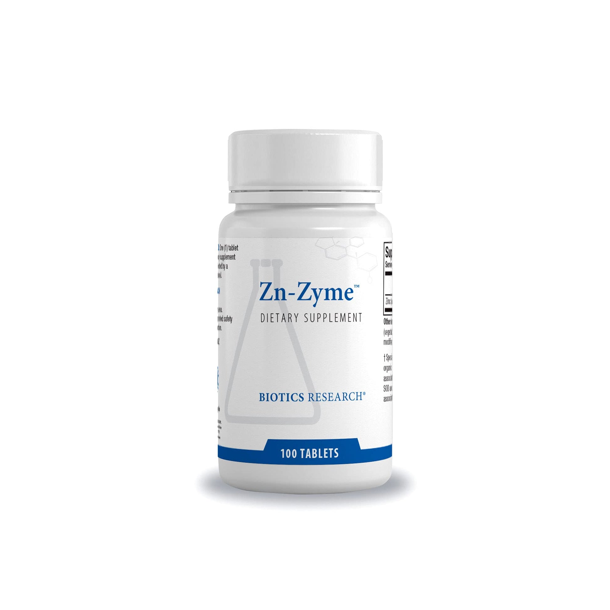 Biotics Research Zn-Zyme 15 mg Zinc, 100 Tablets