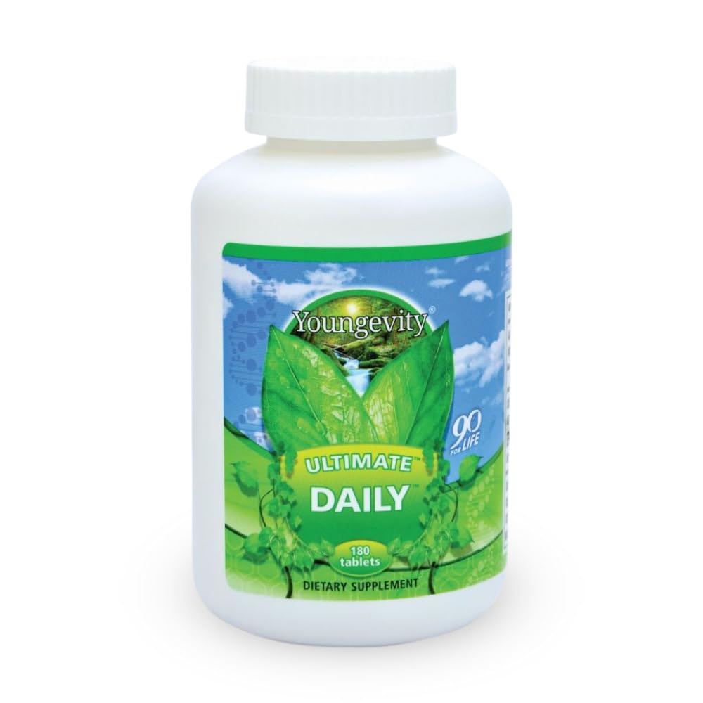Youngevity Ultimate Daily Mega Multivitamin Tablet, 180 Count