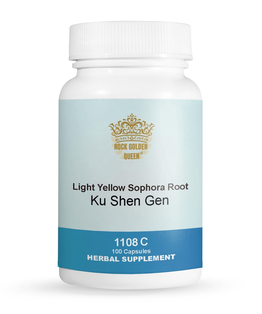 Rock Golden Queen Ku Shen Gen, Sophora Root (Raw) 100 Capsules