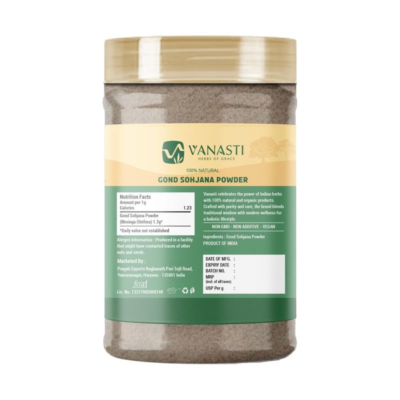 VANASTI Gond Sohjana Powder Moringa Gum 100 gram