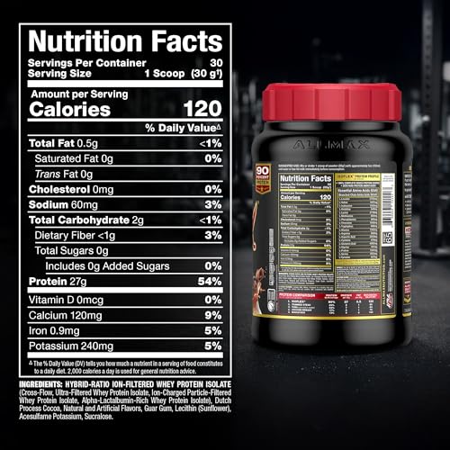 ALLMAX ISOFLEX Whey Protein Isolate Powder + Creatine Monohydrate Stack