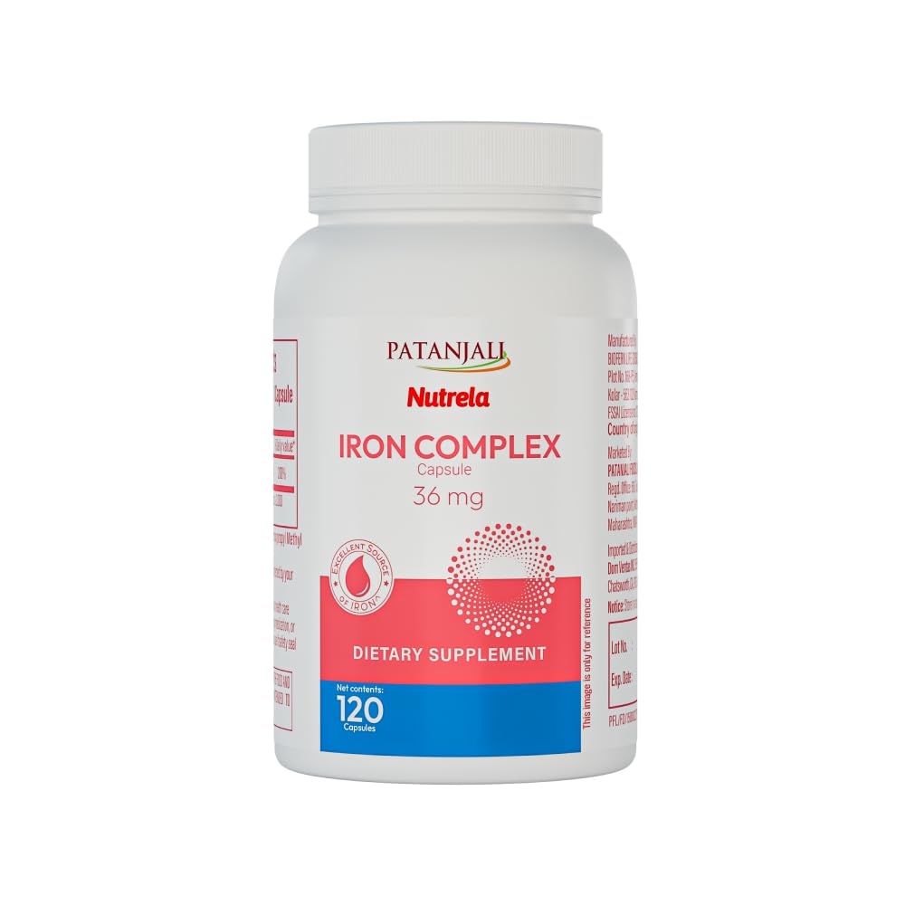 Patanjali Nutrela Iron Complex Capsule, 1 Capsule