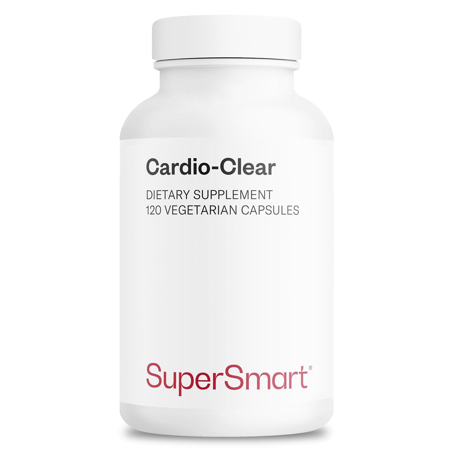 Supersmart Cardio Clear Garlic EDTA Supplement, 120 Vegetarian Capsules