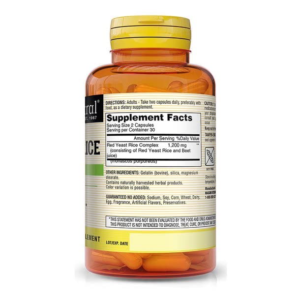 Mason Natural Red Yeast Rice Capsules 240