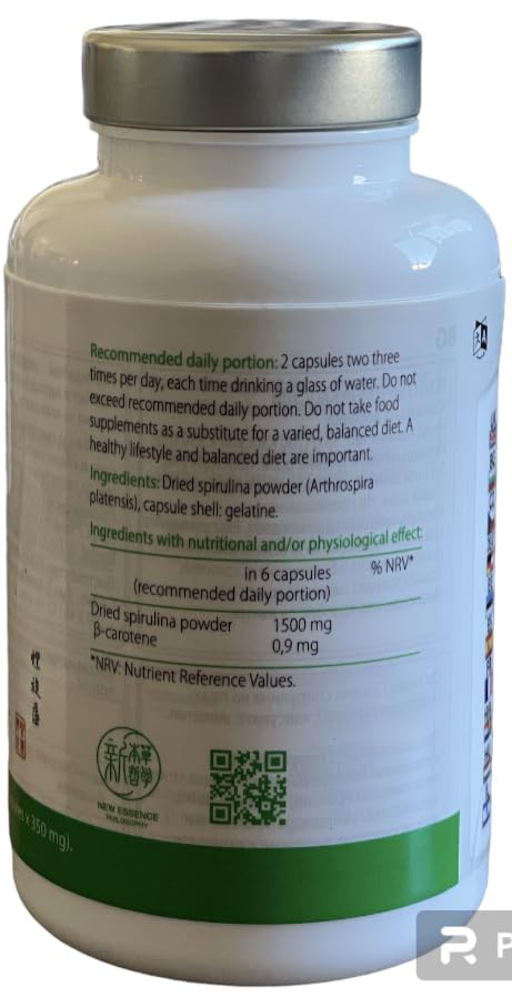 Tiens Spirulina Capsules 100 Count