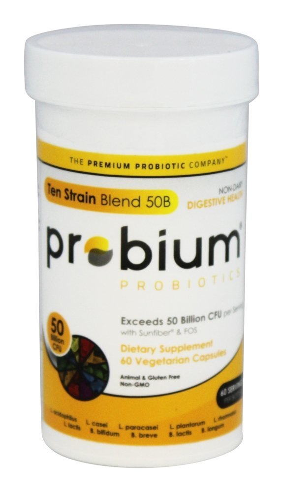 Probium Ten Strain 50 B Capsules, 60 Count