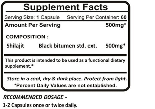 Planet Ayurveda Shilajit Capsules, 2 Bottles