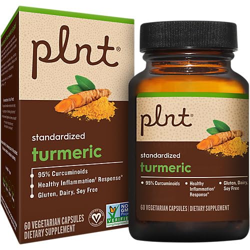 plnt Turmeric with 95% Curcuminoids Capsules 60 Count