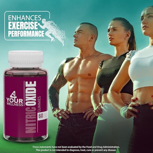 4 Your Wellness Nitric Oxide and Ashwagandha Gummies, 120 Gummies