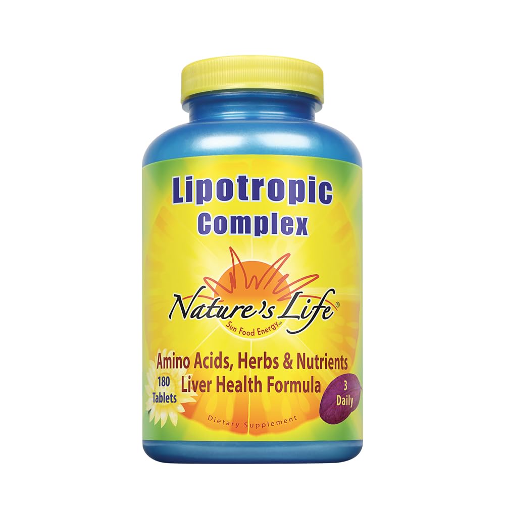 Nature's Life Lipotropic Complex Tablets 180