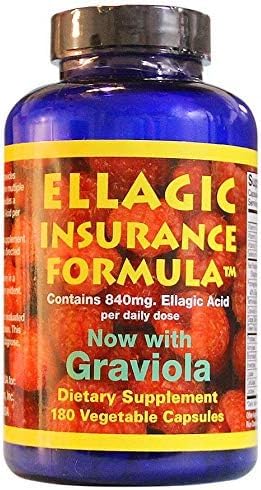 Greenwood Health Systems Ellagic Formula with Graviola 180 Capsules