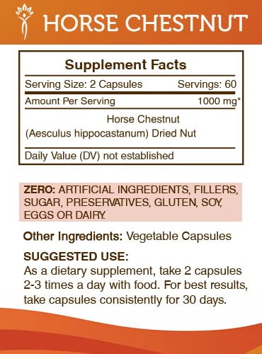 Secrets of the Tribe Horse Chestnut 120 Capsules