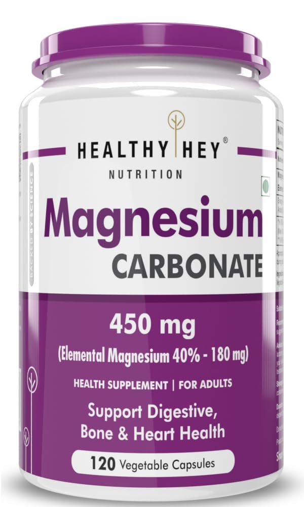 Generic Magnesium Carbonate 450mg Capsules 120 Count