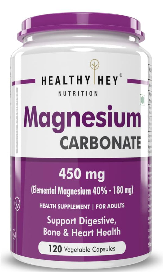 Generic Magnesium Carbonate 450mg Capsules 120 Count