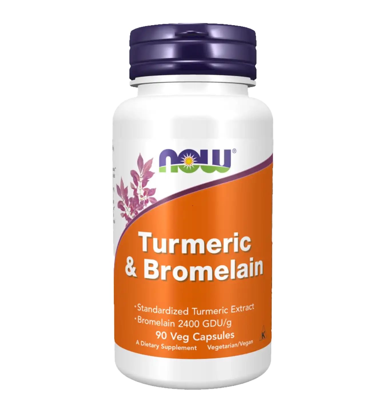 NOW Foods Turmeric & Bromelain Capsule 90 Count