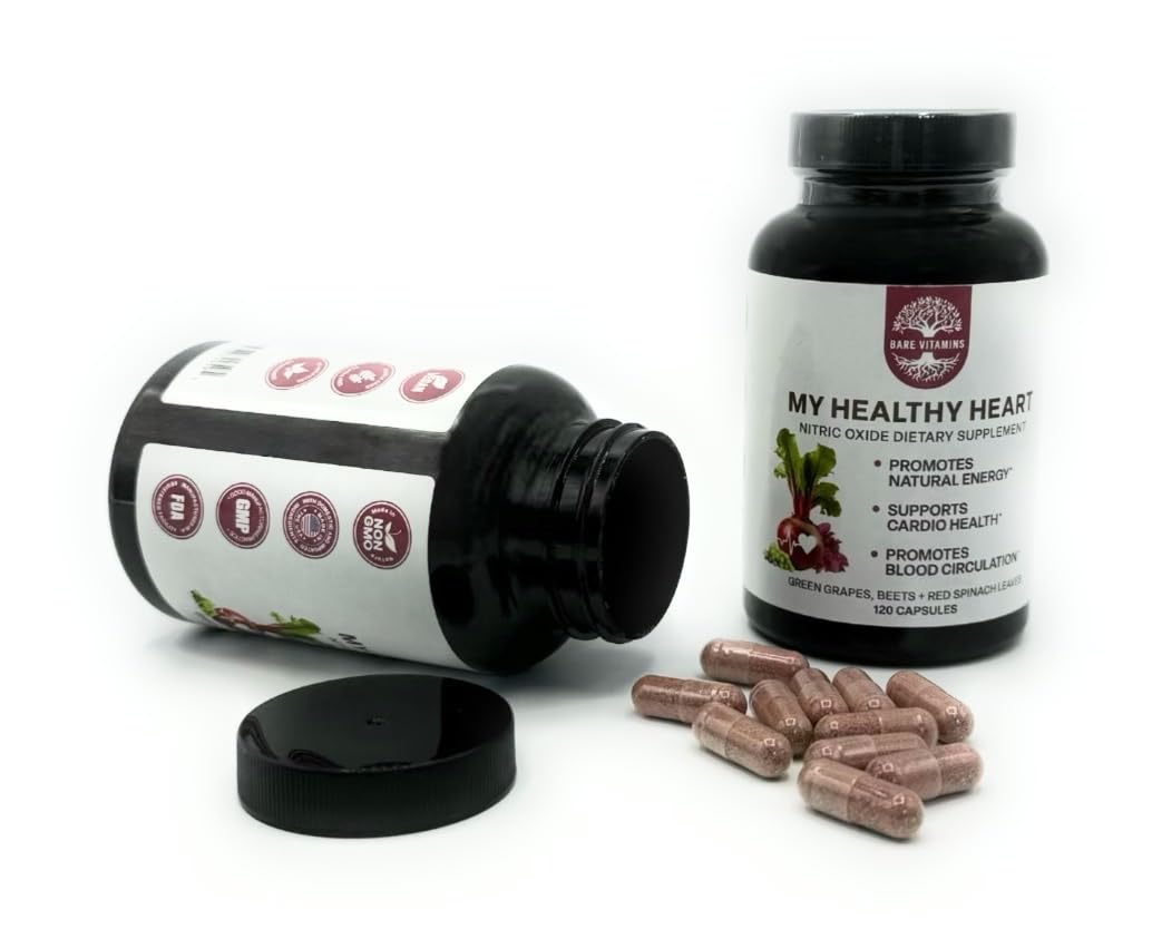 BARE VITAMINS My Healthy Heart Capsules 120