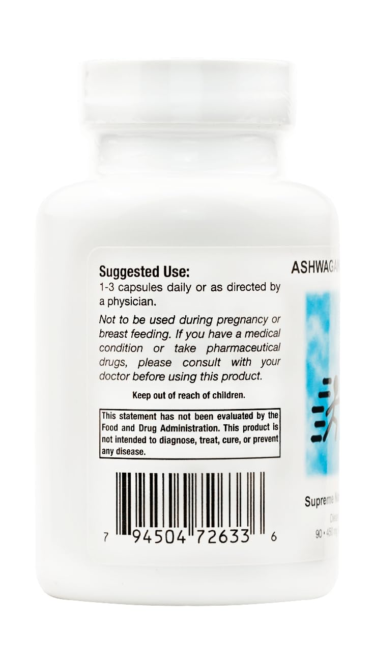 Supreme Nutrition Products Ashwagandha Supreme Capsules, 180 Count