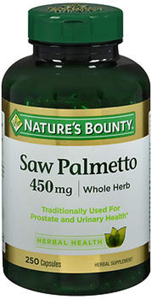 Nature's Bounty Saw Palmetto 450 mg Capsules 750 Count