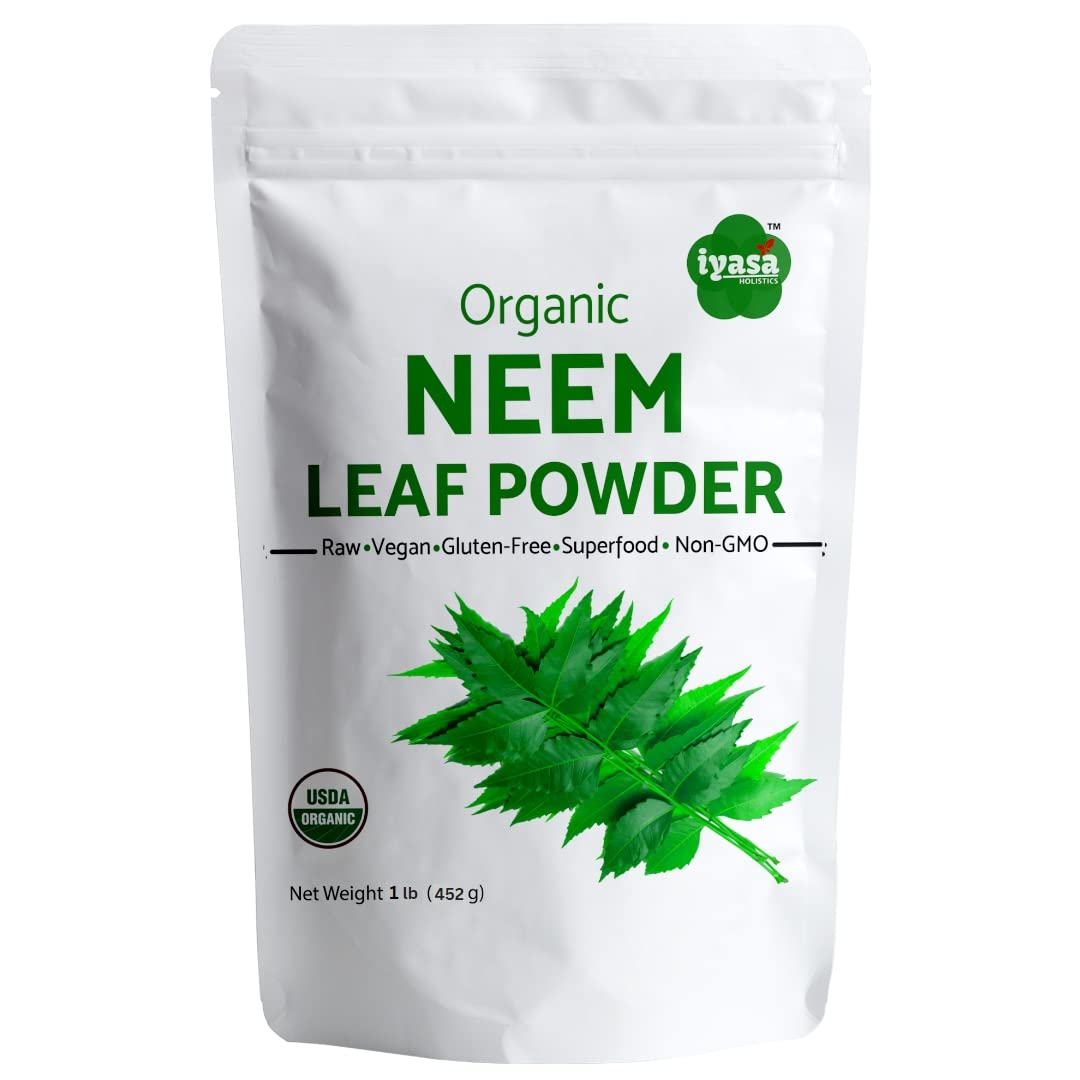 Iyasa Holistics Organic Neem Powder 16oz