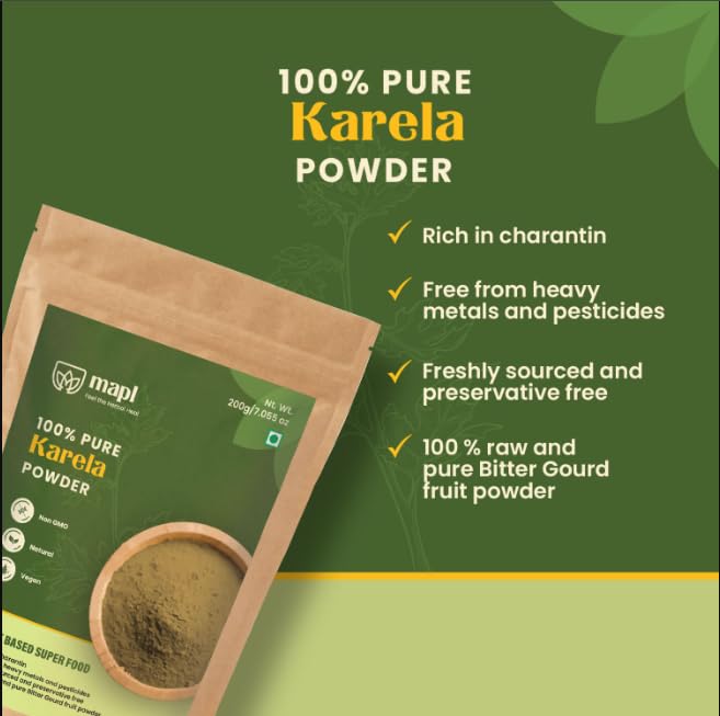 MAPL Karela and Jamun Powder Combo Pack, 7.06 oz