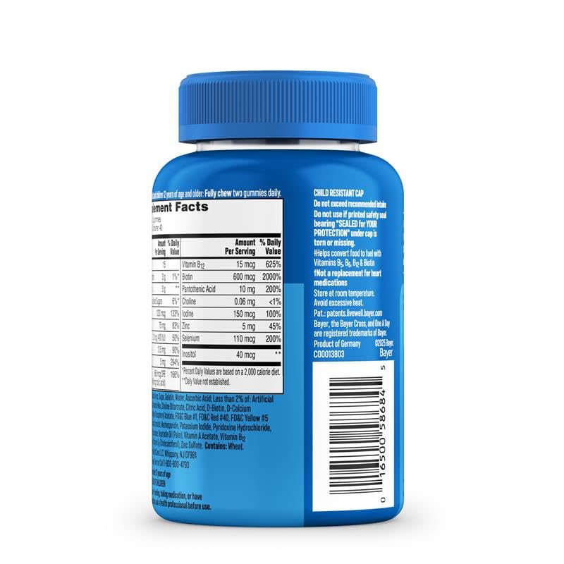 ONE A DAY Men's Multivitamins Gummies, 80 Count