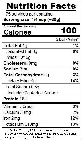 Know-How Foods Brand 100% Pure Faba Bean Protein Powder, 5 lb, 80 Servings
