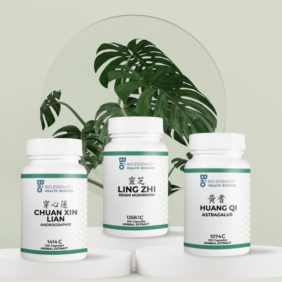 Bio Essence Health Science Xiang Sha Liu Jun Zi Tang/Costus & Chinese Amomum Decoction Capsules, 100 Capsules