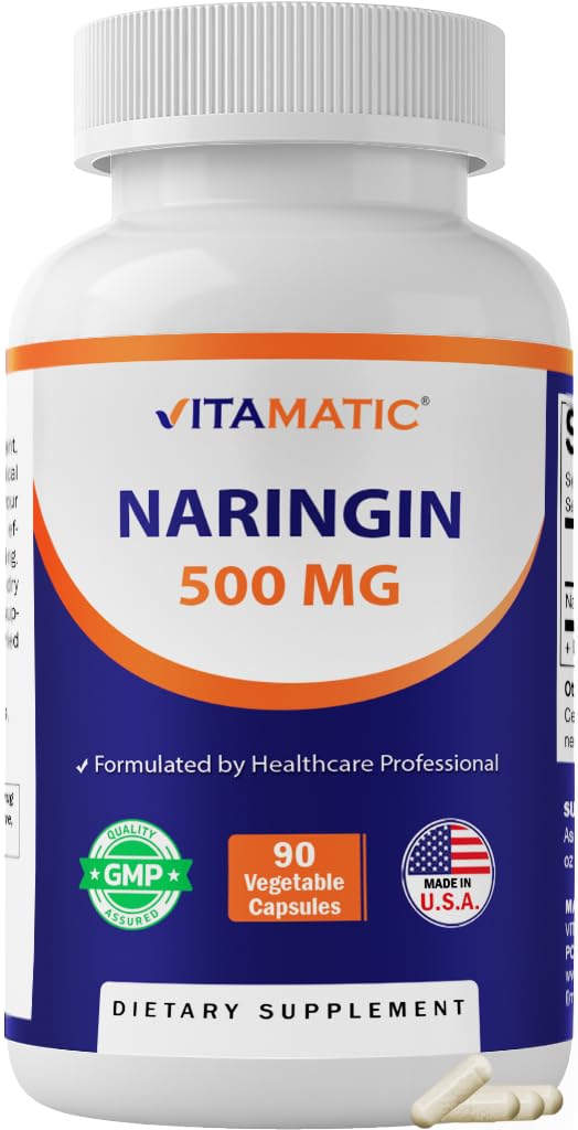Vitamatic Naringin 500 mg Capsule 90 Count