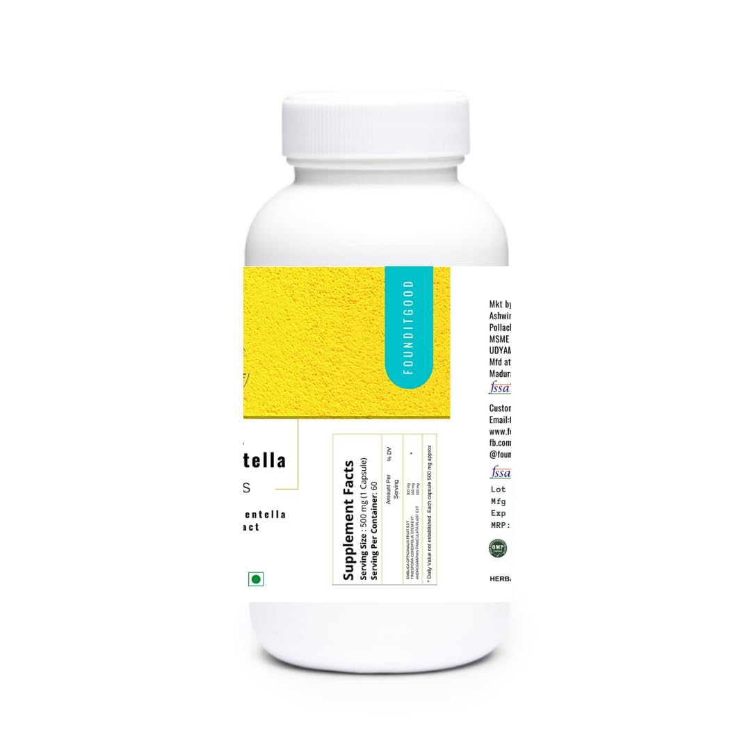 FounditGood Ginkgo-Centella 60 Capsules