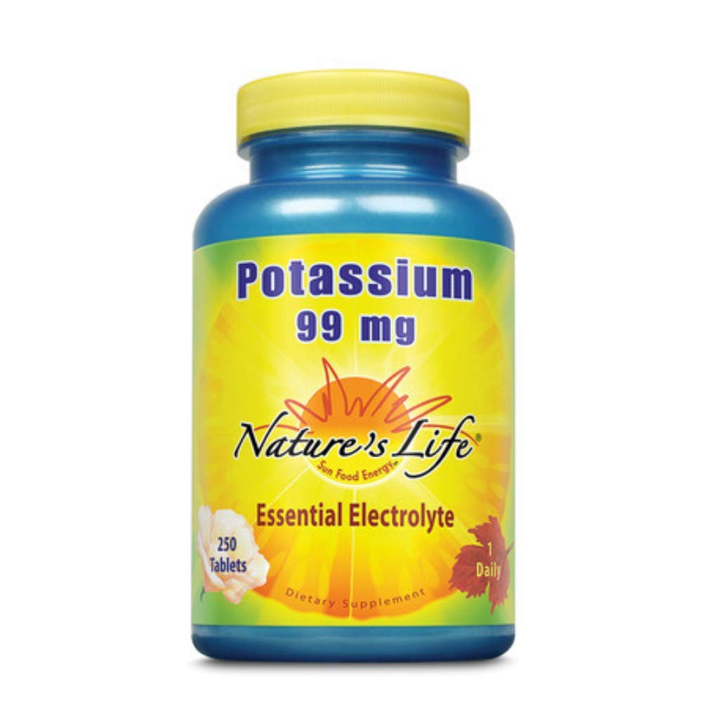 Nature's Life Potassium 99 Mg, 250 Tablets