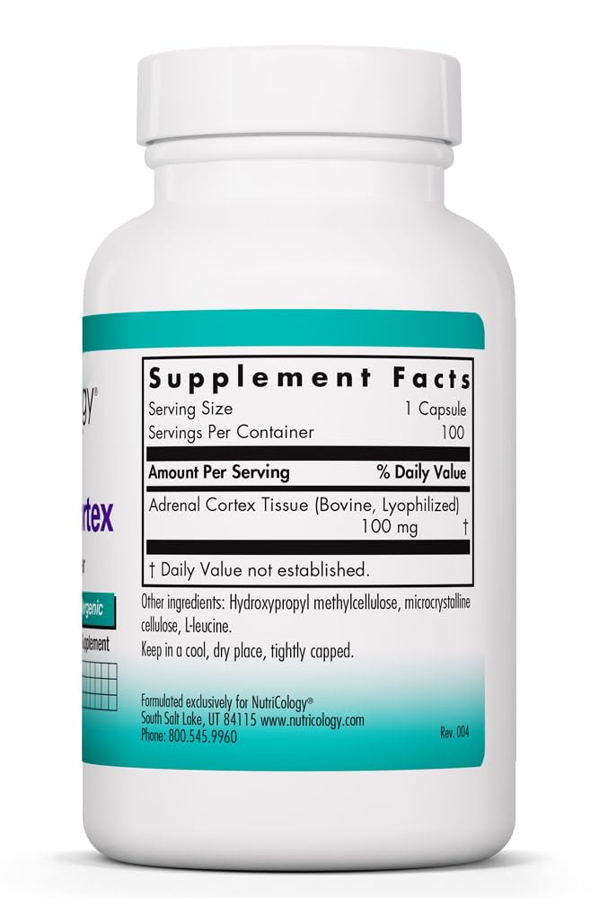 Allergy Research Group Adrenal Support Supplement for Men & Women Capsule 100 Count